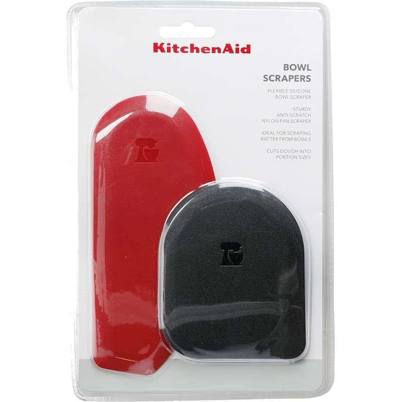 Фото 4 Набір скребків для тесту KITCHENAID Universal 2 шт Red/Gray (KQG068OHERE)