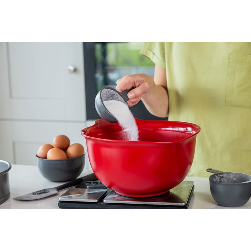 В Фокстрот Набор мерных ковшиков KITCHENAID Coreline 4 шт Gray (KQG058OHCGG)