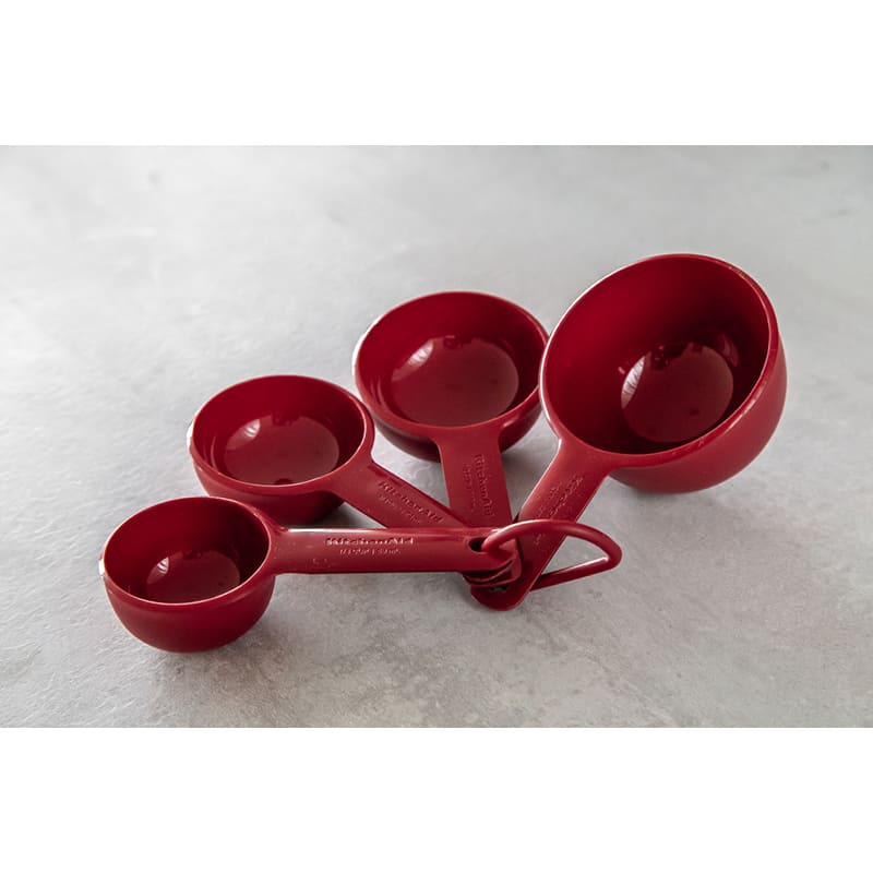 Фото Набор мерных ковшиков KITCHENAID Universal 4 шт Red (KQG058OHERE)