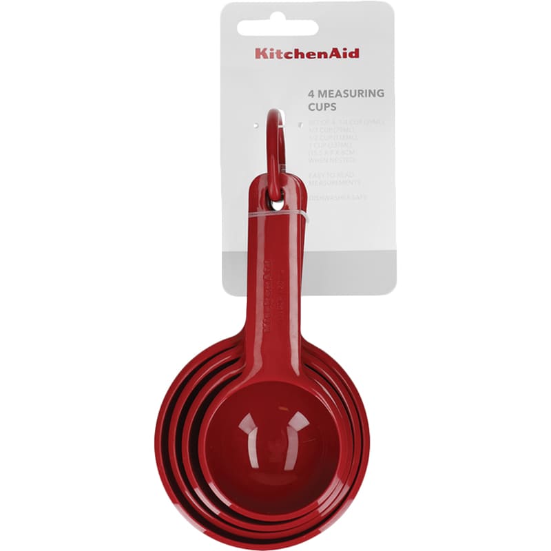 Внешний вид Набор мерных ковшиков KITCHENAID Universal 4 шт Red (KQG058OHERE)