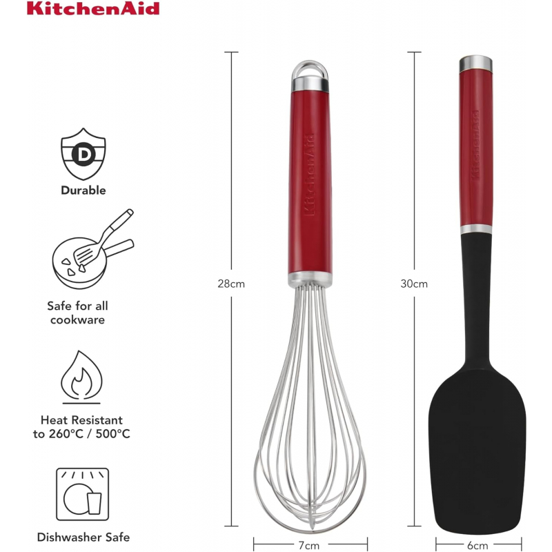 Фото 4 Набор кухонных принадлежностей KITCHENAID Coreline Red (KQG463OHERE)