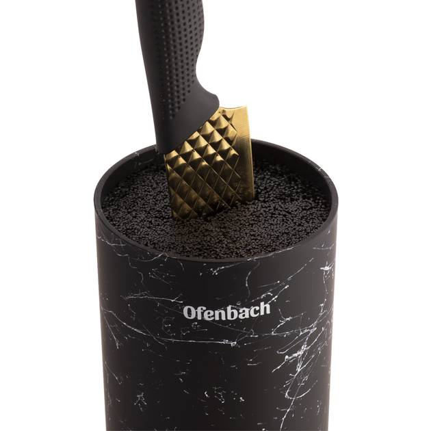 Подставка для ножей OFENBACH 100205 11х11х22 см (OF-100205) Размеры 110х110х220
