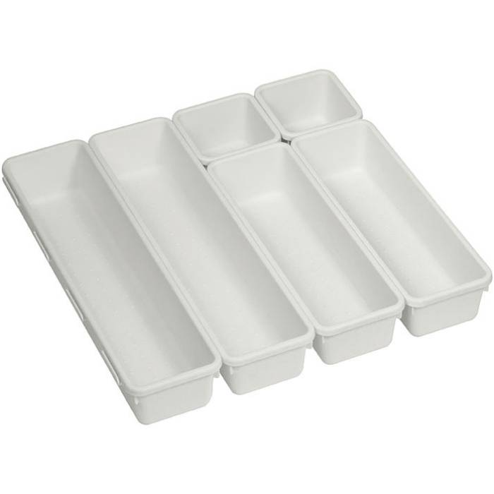 Набір лотків IDEA HOME 6 шт White (1617-IH)