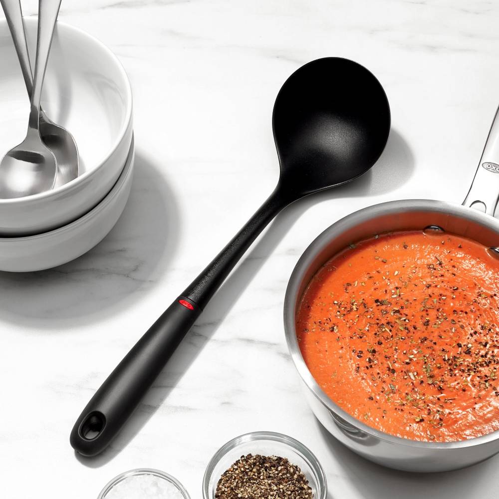 Зовнішній вигляд Половник OXO Cooking Utensils 34см Black (1040615)