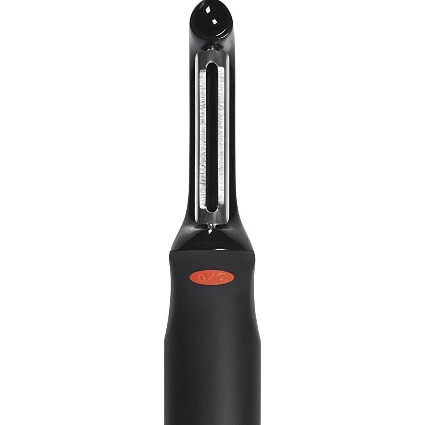 Овощечистка OXO Fruit & vegetables Black (80051) Материал рабочей части нержавеющая сталь