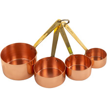 Набор мерных ложек DASS & SONS 4шт Copper (874-033)
