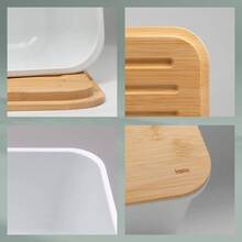 Хлебница KELA Apart 38х21х12.5см White (12638)