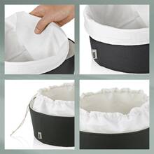 Хлебница-корзина KELA Grana O 19х11см Black (12547)