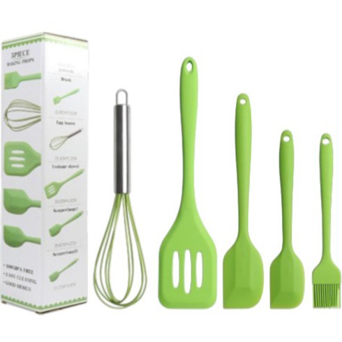 Набор кухонных аксессуаров VOLTRONIC 5 пр Green (YT-JM050Gr)