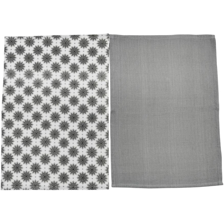 Набор полотенец SOHO Snow Grey 2 шт (BS 45542A) Материал рабочей части хлопок