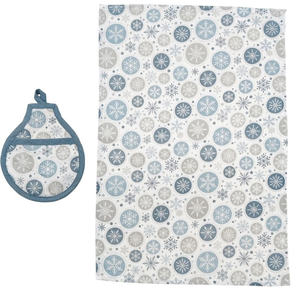 Набір SOHO Christmas! (BS 84157) Комплектація рушник: 40х60 см, підставка під гаряче: 20х20 см