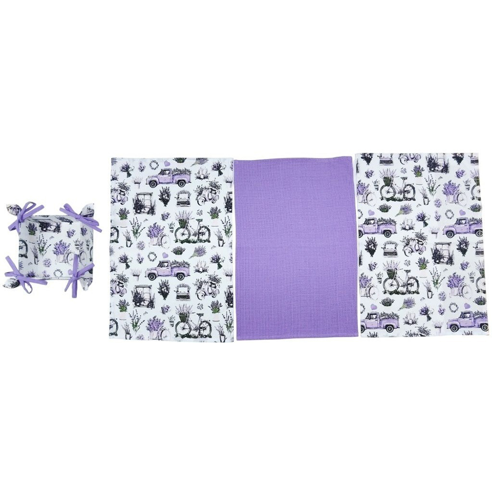 Набор кухонных полотенец SOHO Lavander 3 шт (BS 60012H)