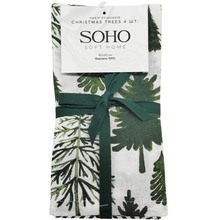 Набір рушників SOHO 40х40 Christmas trees 4 шт. (BS 45565S/1)