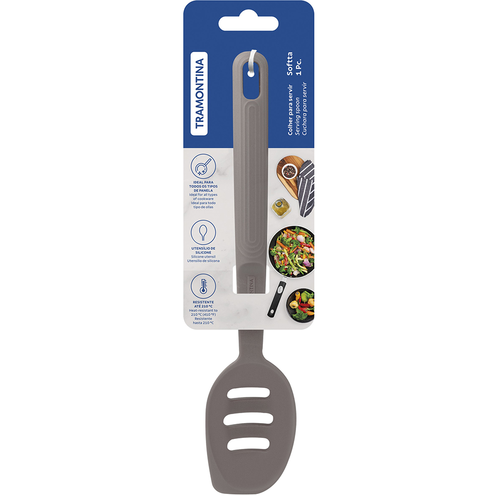 Ложка кухонная TRAMONTINA Softta Gray (25853/160) Комплектация ложка кухонная