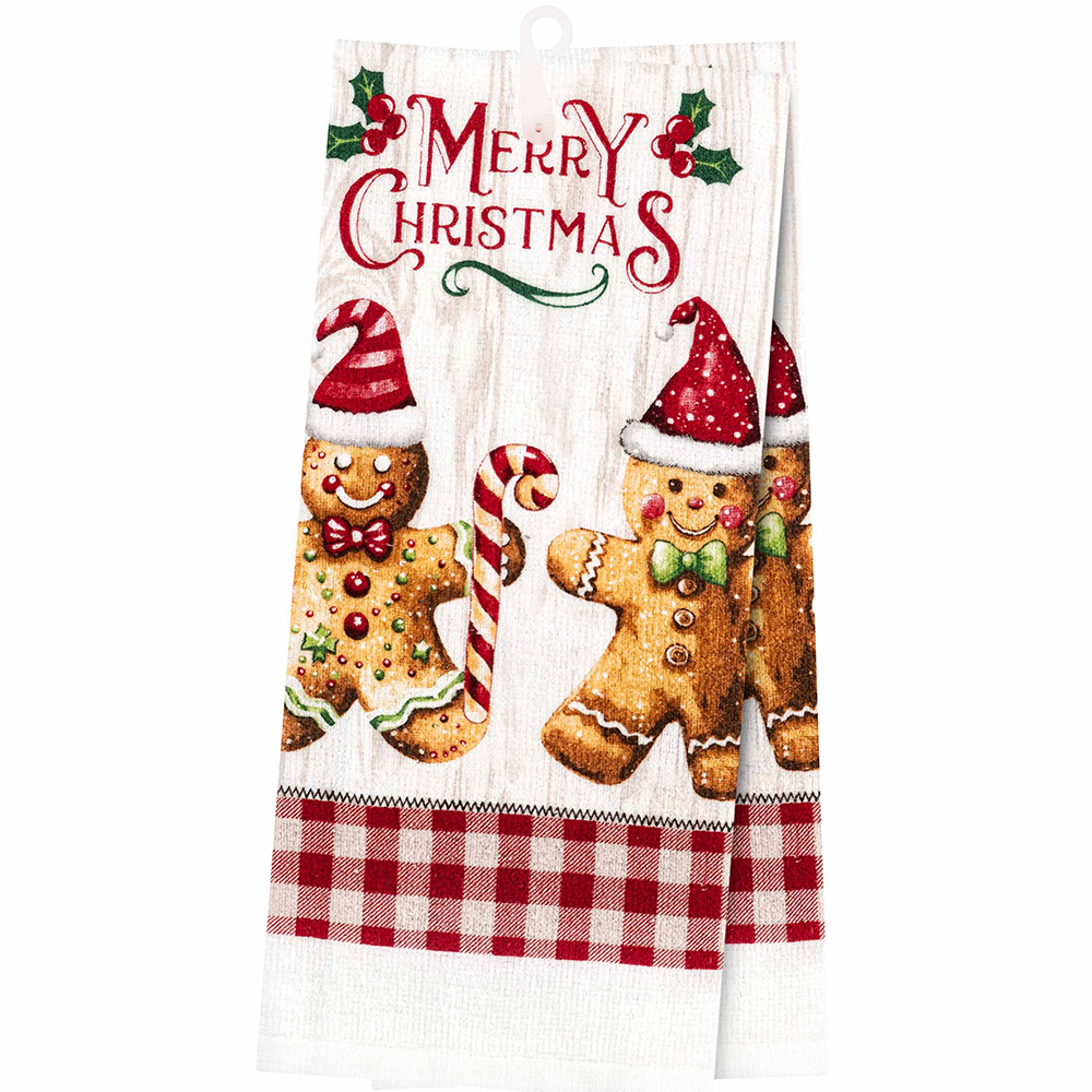 Набір кухонних рушників ARDESTO Christmas Gingerbread 38 х 63 см 2 шт (ART3863HG)