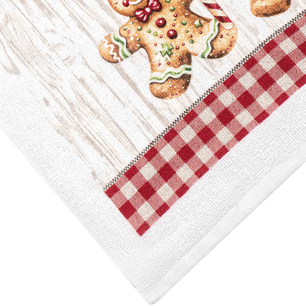 Фото 4 Набір кухонних рушників ARDESTO Christmas Gingerbread 38 х 63 см 2 шт (ART3863HG)