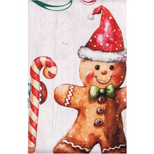 Фартух ARDESTO Christmas Gingerbread 60х80 см червоний (ART12HG)