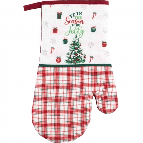 Набор прихваток ARDESTO Christmas Tree + кухонное полотенце 3 пр Green (ART14HTR) Комплектация полотенце; прихватка; рукавица