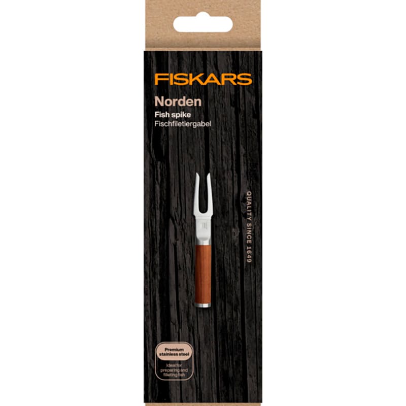 Вилка для рыбы FISKARS Norden (1065249) Вилка для рыбы FISKARS Norden (1065249) Дополнительно Ручка из термически обработанного березового дерева