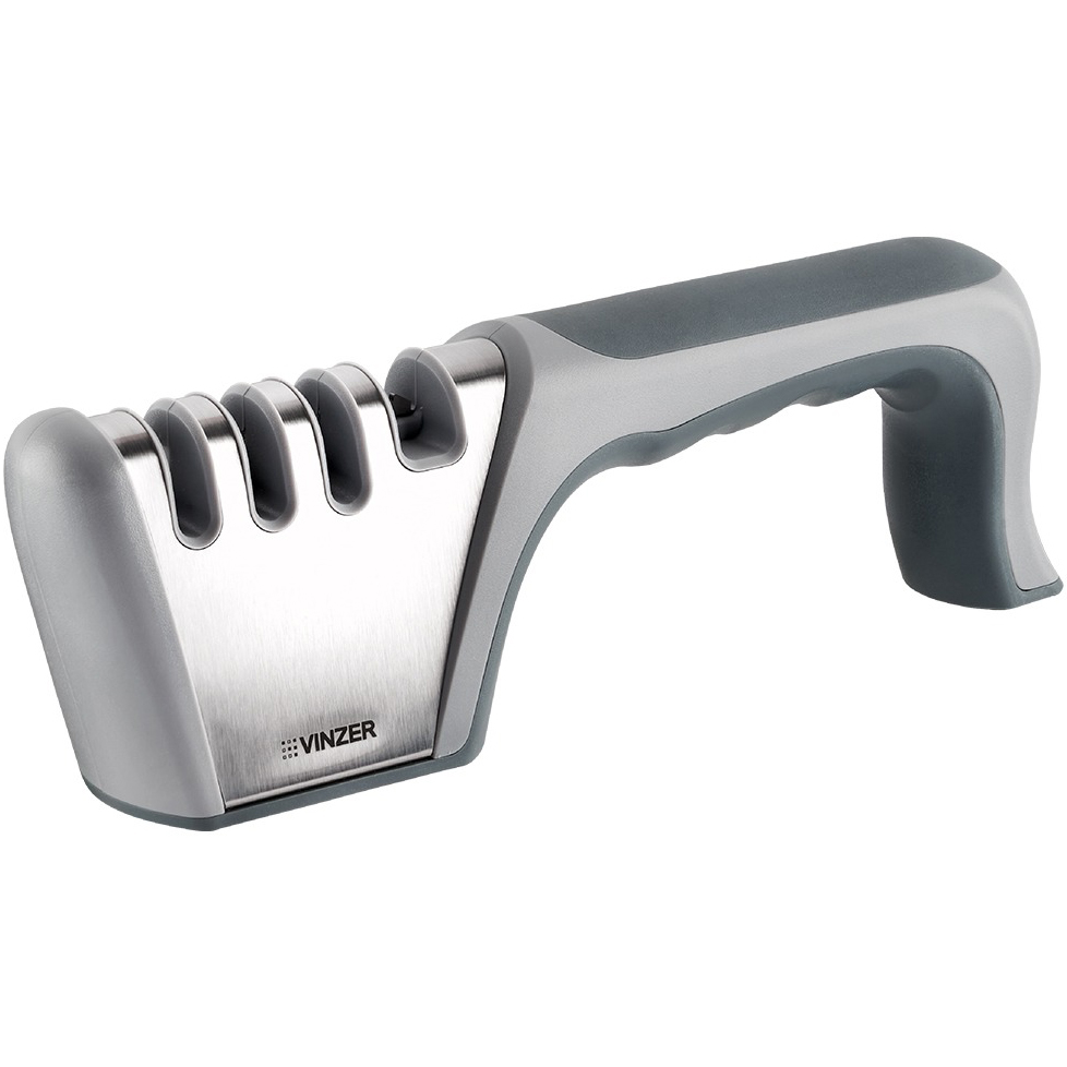 Точилка для ножей VINZER 4 в 1 (50532) Материал рабочей части нержавеющая сталь
