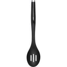 Ложка поварская с прорезями KITCHENAID Classic 34 см Black (KCG004OHOBE)