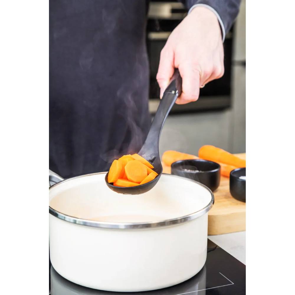 Фото 4 Ложка поварская с прорезями KITCHENAID Classic 34 см Black (KCG004OHOBE)