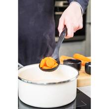 Ложка поварская с прорезями KITCHENAID Classic 34 см Black (KCG004OHOBE)