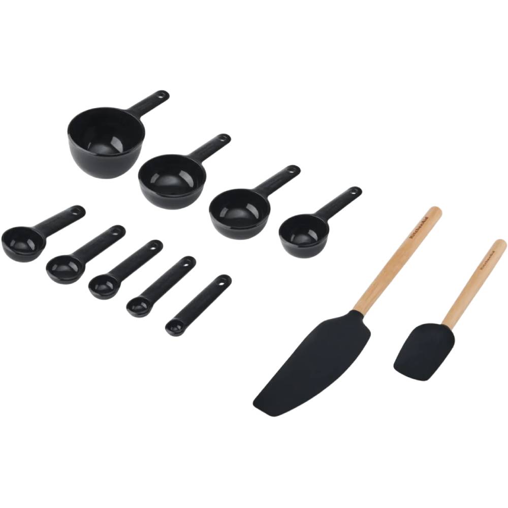 Набор кухонных принадлежностей KITCHENAID Classic 11 пр. Black (KQG492OHOBE) Материал рабочей части силикон