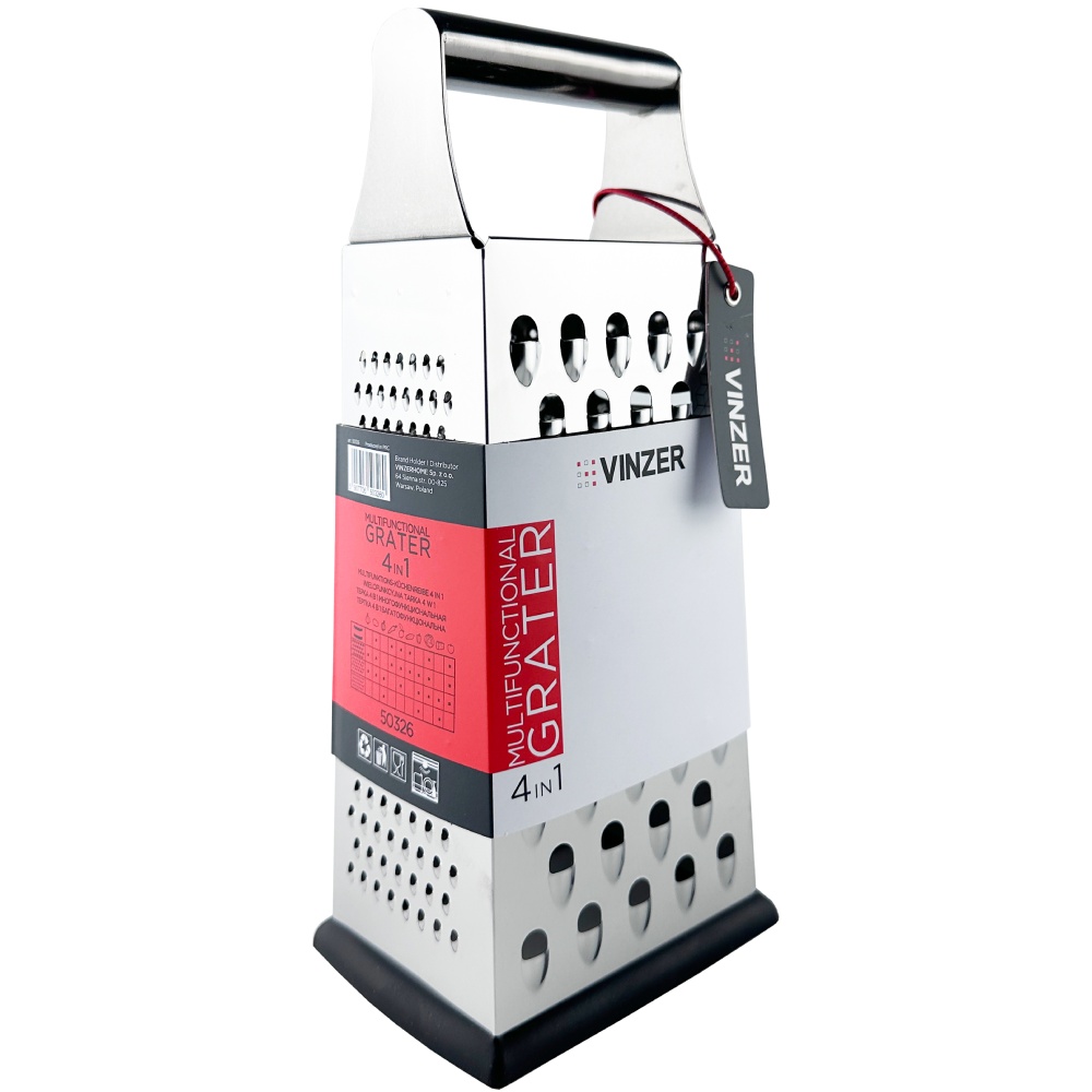 Терка VINZER 4 в 1 (50326) Размеры 100 х 80 х 242