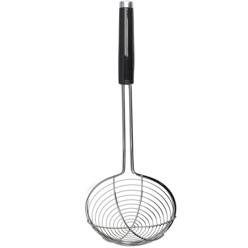 Шумовка KITCHENAID Classic 37,3 см Black (KCG010OHOBE) Материал рабочей части нержавеющая сталь