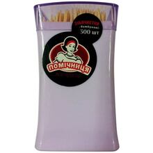 Зубочистки ПОМІЧНИЦЯ бамбуковые 300 шт (4820164968390)