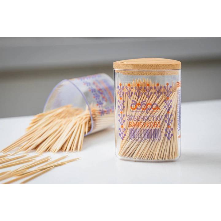 Зубочистки ДОБРА ГОСПОДАРОЧКА коллекция Выбойка 350шт (4820086524018) Комплектация 350 шт