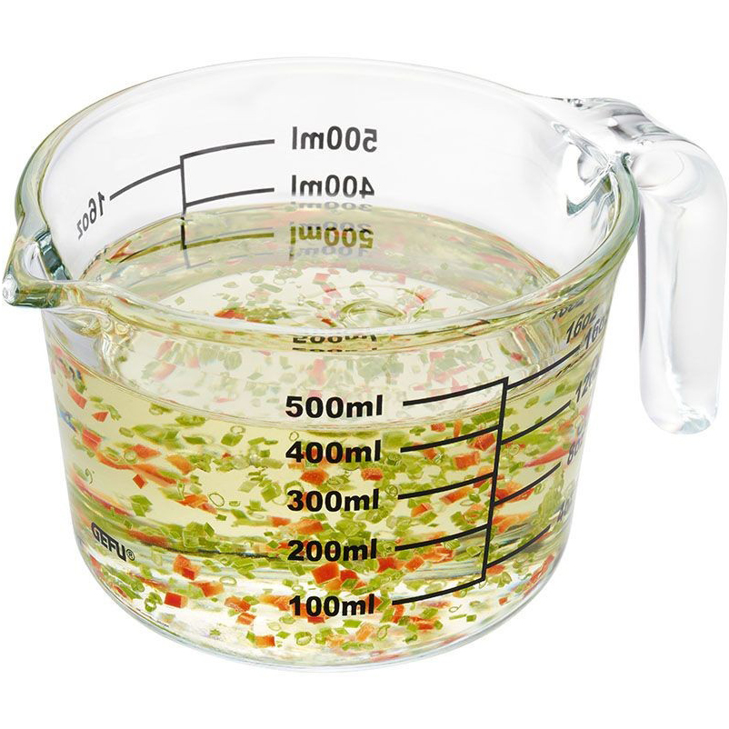 Мірна склянка GEFU DIMENSO 500 мл (14461) Матеріал робочої частини скло