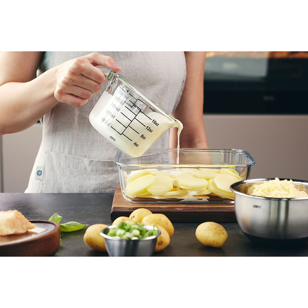 Мірна склянка GEFU DIMENSO 500 мл (14461) Розміри 162 x 120 x 102