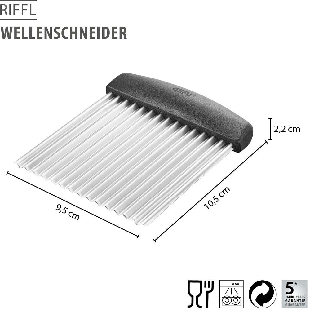 Ніж для фігурної нарізки GEFU RIFFL (13425) Розміри 100 x 100 x 20