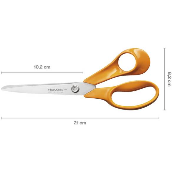 Ножиці кухонні FISKARS Classic 21 см (1075031) Матеріал робочої частини нержавіюча сталь