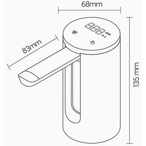Внешний вид Автоматическая помпа для воды XIAOLANG Xiaomi Foldable Water Pump (XD-ZDSSQ01)