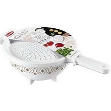 Дуршлаг STEFANPLAST Tosca White/Grey