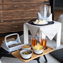 Підставка для одноразових склянок STEFANPLAST Tosca White/Blue (8003507559011)