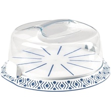 Тортівниця STEFANPLAST Tosca 37 см White/Blue (8003507558519)