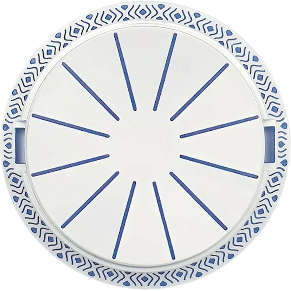 Тортівниця STEFANPLAST Tosca 37 см White/Blue (8003507558519) Діаметр 37