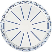 Тортівниця STEFANPLAST Tosca 37 см White/Blue (8003507558519)