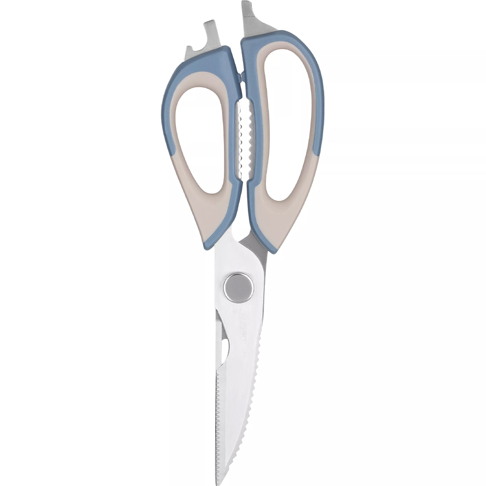 Ножницы кухонные ARDESTO Gemini 22.6 см Grey Blue (AR2121B) Материал рабочей части нержавеющая сталь