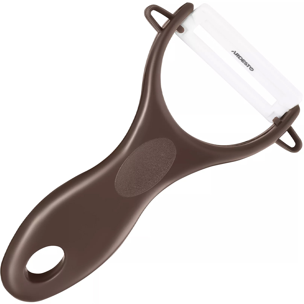 Овочечистка ARDESTO Fresh Brown (AR2101BR) Матеріал робочої частини кераміка