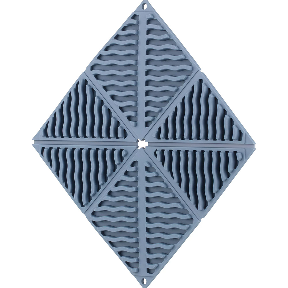 Підставка під гаряче ARDESTO Gemini 16.5х16.5х1.7 см Blue (AR4012B) Матеріал робочої частини силікон