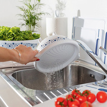 Дуршлаг STEFANPLAST TOSCA White / Blue (55751)