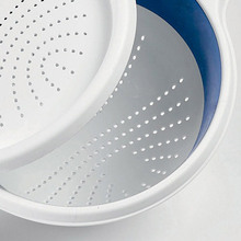 Дуршлаг STEFANPLAST TOSCA White / Blue (55751)