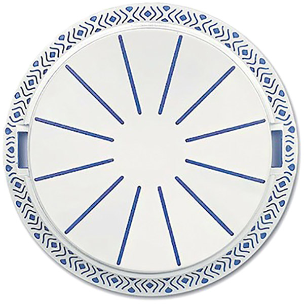 Тортовница STEFANPLAST TOSCA d.37 White / Grey (55850) Диаметр 37