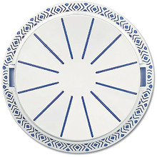 Тортовница STEFANPLAST TOSCA d.37 White / Grey (55850)