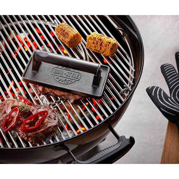 Прес для гриля BBQ GEFU (89334) Матеріал робочої частини чавун